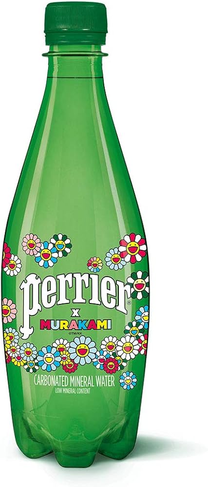 Amazon.co.jp: 【村上隆デザイン】ペリエ プレーン 炭酸水 PET